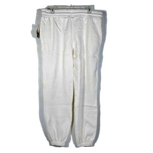 Peanuts Gang Snoopy And Friends Womens Large Holiday Jogger Sweatpants Off White - Picture 12 of 16